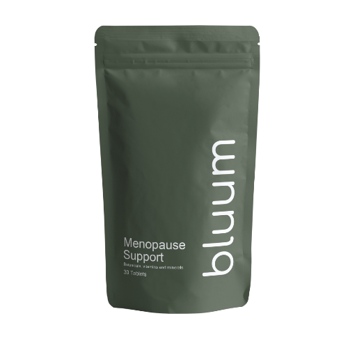 Bluum Menopause Support supplement pouch
